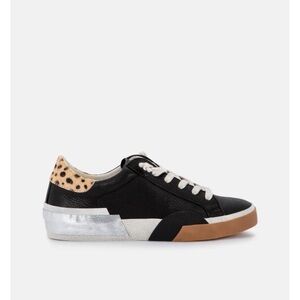Black with leopard trim Dolce Vita tennis shoes !like New !
